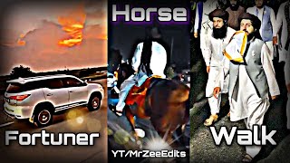 Saad Rizvi Protocol Entry in Fortuner Horse amp Walking Style Attitude 🔥🔥 😍mrzeeedits saadrizvi [upl. by Goodard]