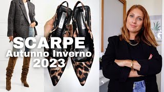 COSA ANDRÀ DI MODA TENDENZE SCARPE AUTUNNO INVERNO 2023 2024  Isabella Emme [upl. by Vacla]