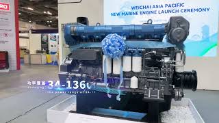 Weichai Showcases Advanced Offshore Marine Power Solutions at APM 2024 [upl. by Eissen]