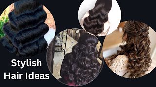 easy and simple hairstyles for long hair straight [upl. by Viddah]