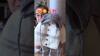 🧶dla baby 👶😍 robótki na drutach🧸🎀👶 knitting [upl. by Bordie]