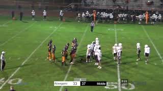 FOOTBALL Absegami  Middle Township [upl. by Mirna]