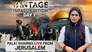 LIVE  IsraelHamas War As Ground Invasion Looms Israel Warns Gazans  Vantage with Palki Sharma [upl. by Ecirahs]