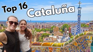 🔴 Los 16 LUGARES más Bonitos que ver en CATALUÑA Barcelona Girona Tarragona y Lleida 4K  España [upl. by Newlin]