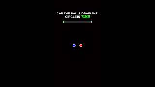 Will they do it 🤔 satisfying satisfyingvideo physics bouncingball [upl. by Ayotak]