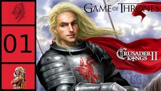 CK2  Game of Thrones Mod  Robert’s Rebellion 1  Crown Prince Rhaegar Targaryen [upl. by Flory]