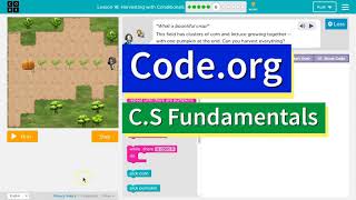 Codeorg Express Lesson 196 Harvesting with Conditionals  Answers Explained  CS Fundamentals [upl. by Yevrah399]