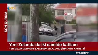 Yeni Zelandadaki katliamcılardan birinin yakalanma anı [upl. by Elysia]