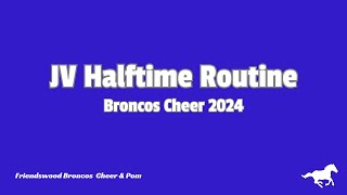 Broncos JV Halftime Routine 2024 [upl. by Lennie642]