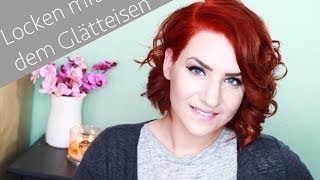 Locken und Volumen mit dem Glätteisen BobStyling sponsored [upl. by Mosenthal]