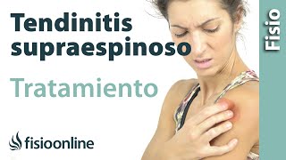 Tendinitis del supraespinoso  Tratamiento con ejercicios automasajes y estiramientos [upl. by Adyol]