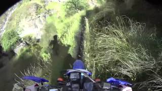 WR450F vs TTR250 NZ gnarly single track tour with Geoff Ballard [upl. by Esiuqram907]