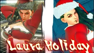 Street Fighter V PC AE mods  Holiday Laura by BrutalAce [upl. by Schlosser929]