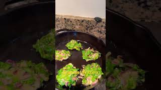 Garden to Table How to Make Delicious Beetroot Leaf Fritters 🌿 [upl. by Ahsatan]