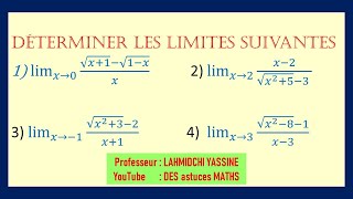 limite dune fonction irrationnelle [upl. by Palma334]