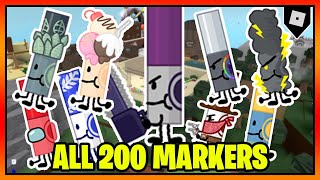 How to get ALL 200 MARKERS in FIND THE MARKERS  Roblox [upl. by Cromwell219]