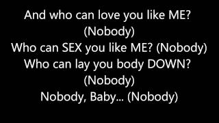 KEITH SWEAT  NOBODY LYRICS ON SCREEN [upl. by Red597]