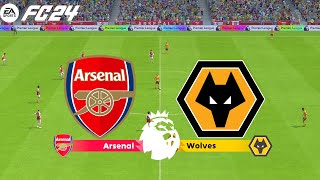 FC 24  Arsenal vs Wolves  English Premier League 202425  PS5™ Gameplay [upl. by Leahcimdivad651]