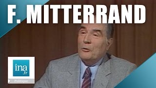 François Mitterrand  quotvous êtes lhomme du passifquot  Archive INA [upl. by Bendix]