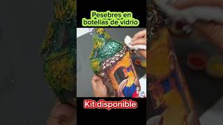 Pesebres en botellas de virio diy parati reciclaje [upl. by Felipe]