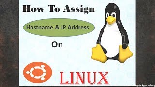 Assigning IP and Hostname On Linux [upl. by Yemane]