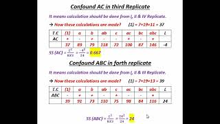 82 Solved Numerical On Partial Confounding Part 2 [upl. by Cassilda]