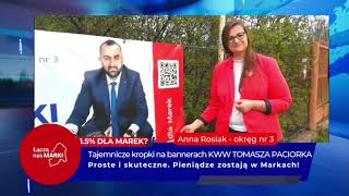 Tajemnicze kropki na bannerach KWW Tomasz Paciorek [upl. by Tallie]