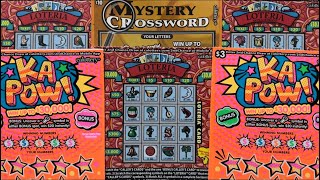 Mystery Crossword Loteria Ka Pow Ca Scratchers [upl. by Noret662]