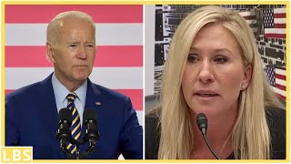 Biden Takes Jab at Marjorie Greene at “Bidenomics” Speech [upl. by Petunia913]