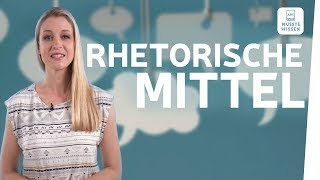 Rhetorische Mittel erkennen I musstewissen Deutsch [upl. by Adnuhsed651]