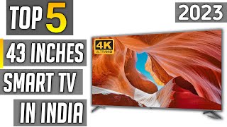 Best 43 inch 4k tv in india 2023  best 43 inch 4k smart tv in india 2023 [upl. by Erasmus]