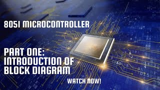 8051 Microcontroller with block diagram amp Basic Computer System Architecture [upl. by Crescentia462]