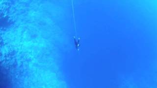 Mike Wells Freediving Triple Depth  83 Mtrs FIM  Record  2011 [upl. by Vorfeld797]