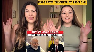 Italians React To ModiPutin Laughing together At Brics 2024 [upl. by Consuelo]