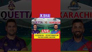 KARACHI KINGS VS QUETTA GLADIATORS22ND MATCH PLS 2024TOSS PERDICTION TIPS jktossfixer [upl. by Idleman]