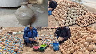 Most Beautiful Clay Pot You Never Seen Before full Process From Beginning To End [upl. by Hsirrehc978]