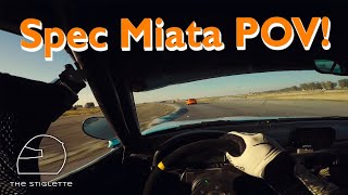 A Cinematic POV Lap of Buttonwillow Raceway Park in a Spec Miata [upl. by Anaidiriv]