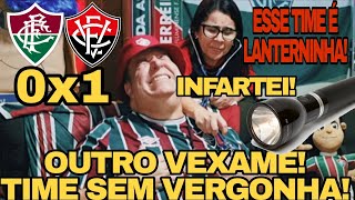 REACT  TIME SEM VERGONHA  FLUMINENSE 0X1 VITÓRIA [upl. by Nnyletak]