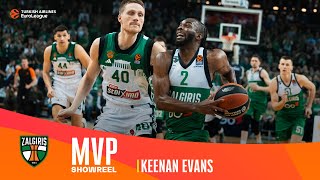 Keenan Evans  MVP Showreel  Round 25  202324 Turkish Airlines EuroLeague [upl. by Llevrac]