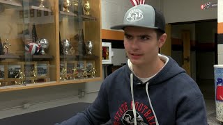 Full interview with Stratford exchange student kicker Laurenz Plattner [upl. by Sale475]