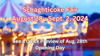 SCHAGHTICOKE FAIR  Aug 28  Sept 2 2024 [upl. by Dougherty]