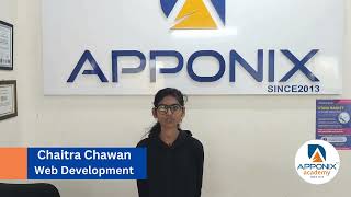 Testimonials From Chaitra Chawan On Web Development Apponix Technology [upl. by Crenshaw765]