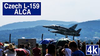 Aero L159 Alca ✈ Czech Air Force 🇨🇿 AEROS 2021 AirShow in Maribor [upl. by Yleik]