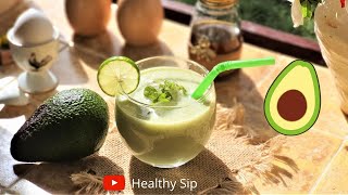 Avocado Smoothie  Easy Recipe [upl. by Nitreb]