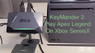 Play Apex Legend on Xbox Series X With keyboard mouse by Keymander 2 Anti Recoil Effect [upl. by Illene]