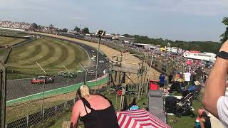 First Corner Crash British GT Brands Hatch 2023 [upl. by Ethbinium509]