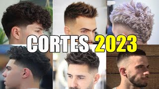 MEJORES CORTES de PELO para HOMBRES este 2023  COMO PEINARSE el CABELLO [upl. by Eelrahs993]