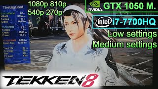 Tekken 8 on Lenovo Legion Y520  NVIDIA GeForce GTX 1050 Laptop Intel Core i77700HQ [upl. by Hooper]