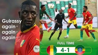 Guinée VS Ethiopie  Eliminatoires Can 2025 Guinée vs EthiopieGuinée vs Ethiopie 41 highlights [upl. by Kealey]