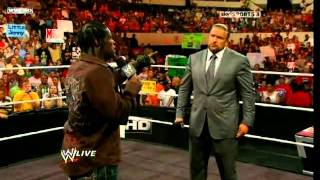 RTruth amp Triple H Funny Segment From RAW 25072011 [upl. by Anilrac]